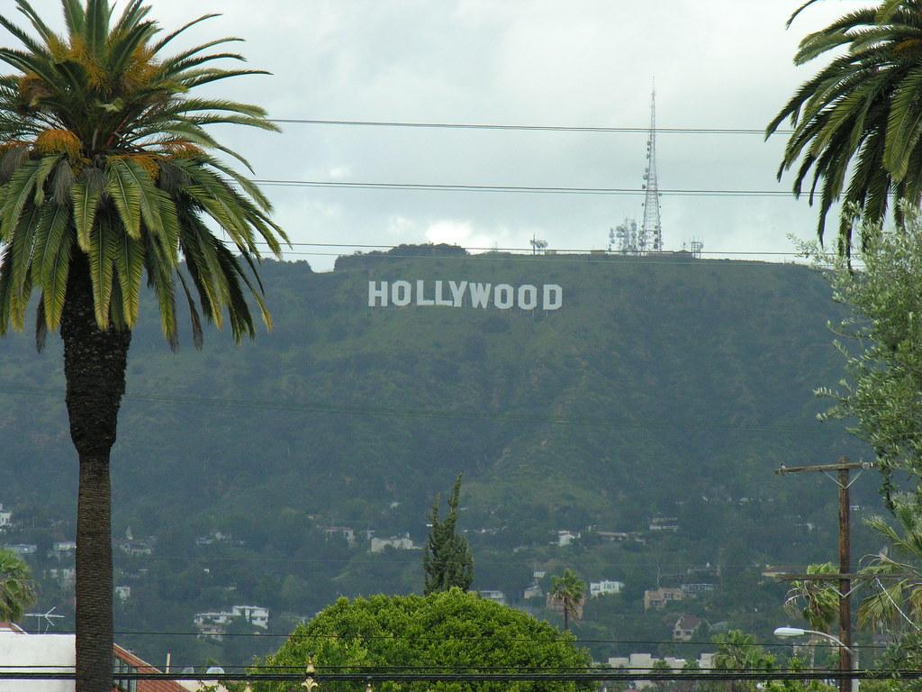 An image of the iconic Hollywood sign